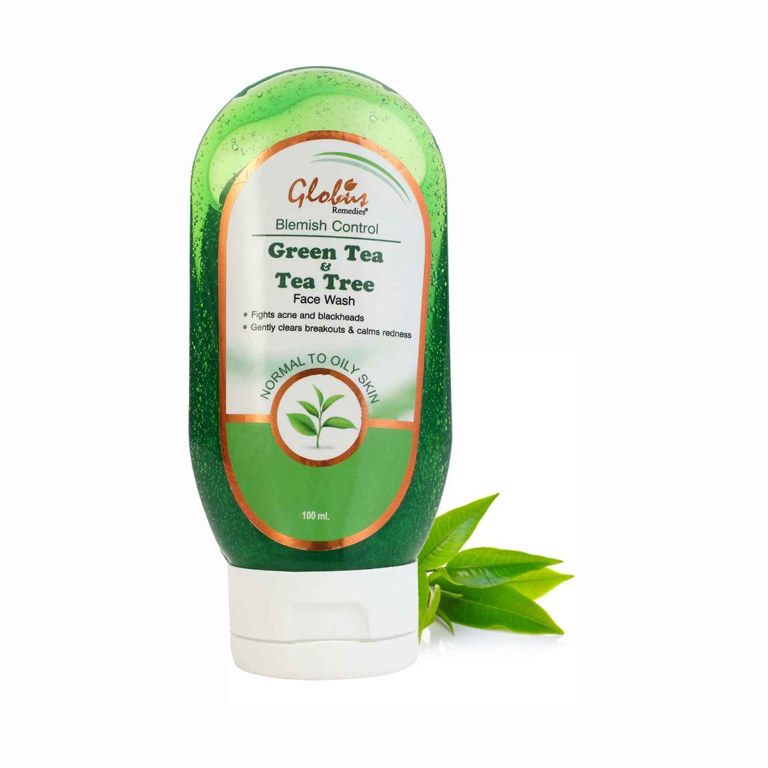 Buy Globus Green Tea & Tea Tree Face Wash 100 ml - Purplle