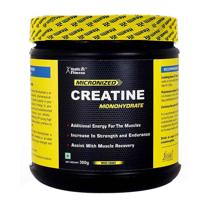 Buy Healthvit Micronized Creatine Powder (300 g) (Unflavored) - Purplle