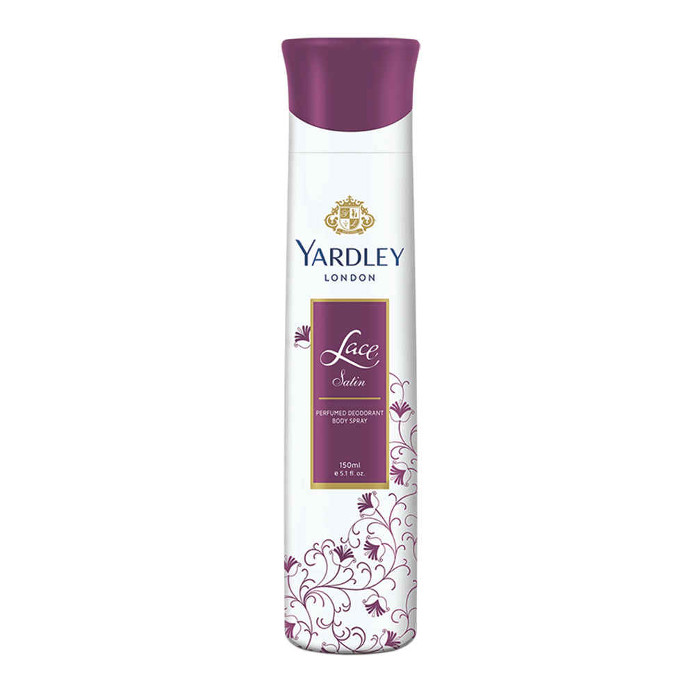 Buy Yardley London Lace Satin Deodorant Spray(150 ml) - Purplle