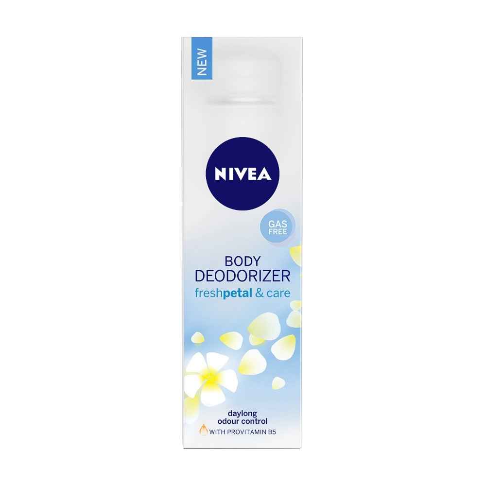 Buy NIVEA Deodorizer Fresh Petal & Care Deodorant Gas Free Women 120ml - Purplle
