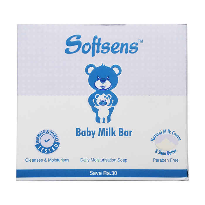 Buy Softsens Baby Milk Bar (100 g x 3) - Save Rs.30 - Purplle