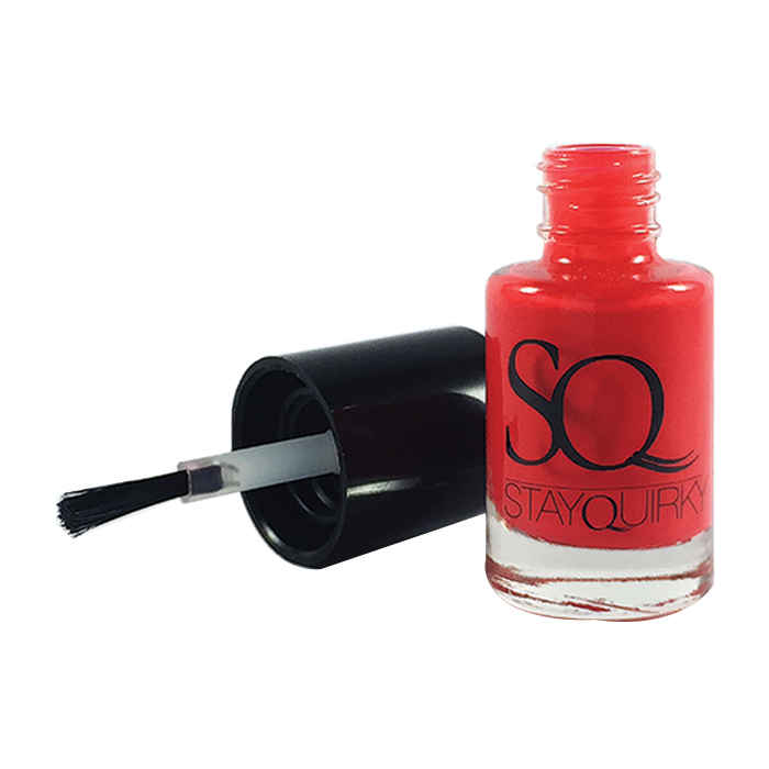 Buy Stay Quirky Nail Polish, Gel Finish, Red - Unfinished Business 323 (6 ml) - Purplle