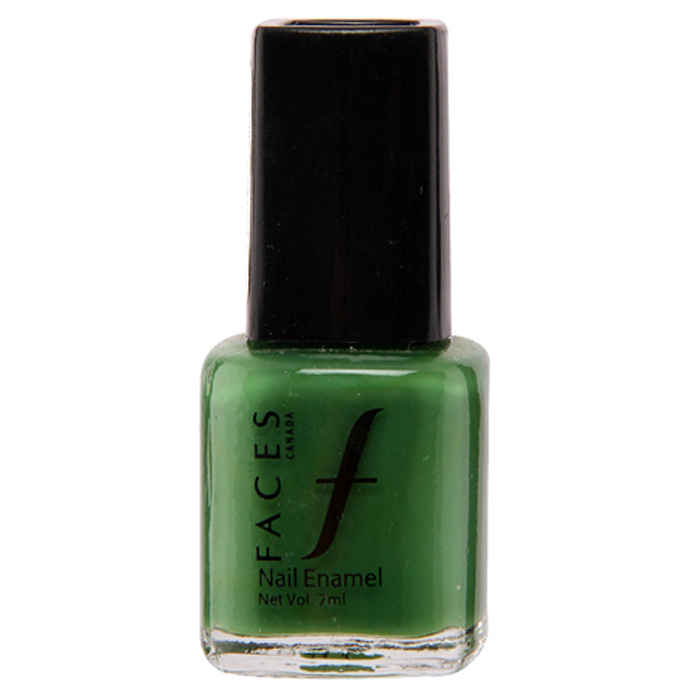 Buy Faces Canada Small Nail Enamel Go Green 17 - Purplle