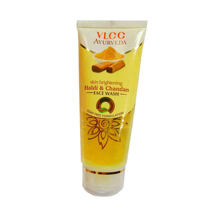 Buy VLCC Skin Brightening Haldi & Chandan Facewash (100 ml) - Purplle