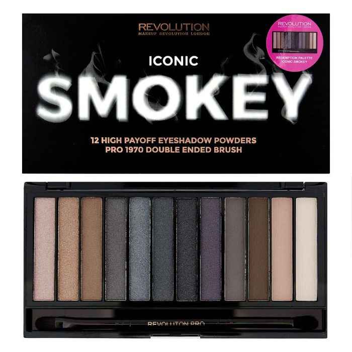 Buy Makeup Revolution Iconic Smokey Palette (13 g) - Purplle