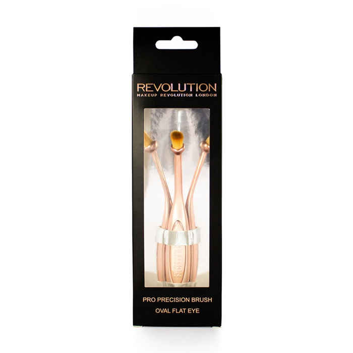Buy Makeup Revolution Precision Brush Oval Flat Eye 1 PCS - Purplle