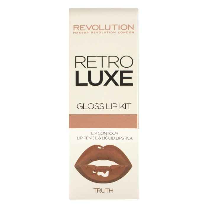 Buy Makeup Revolution Retro Luxe Gloss Lip Kit - Truth (5.5 ml) - Purplle