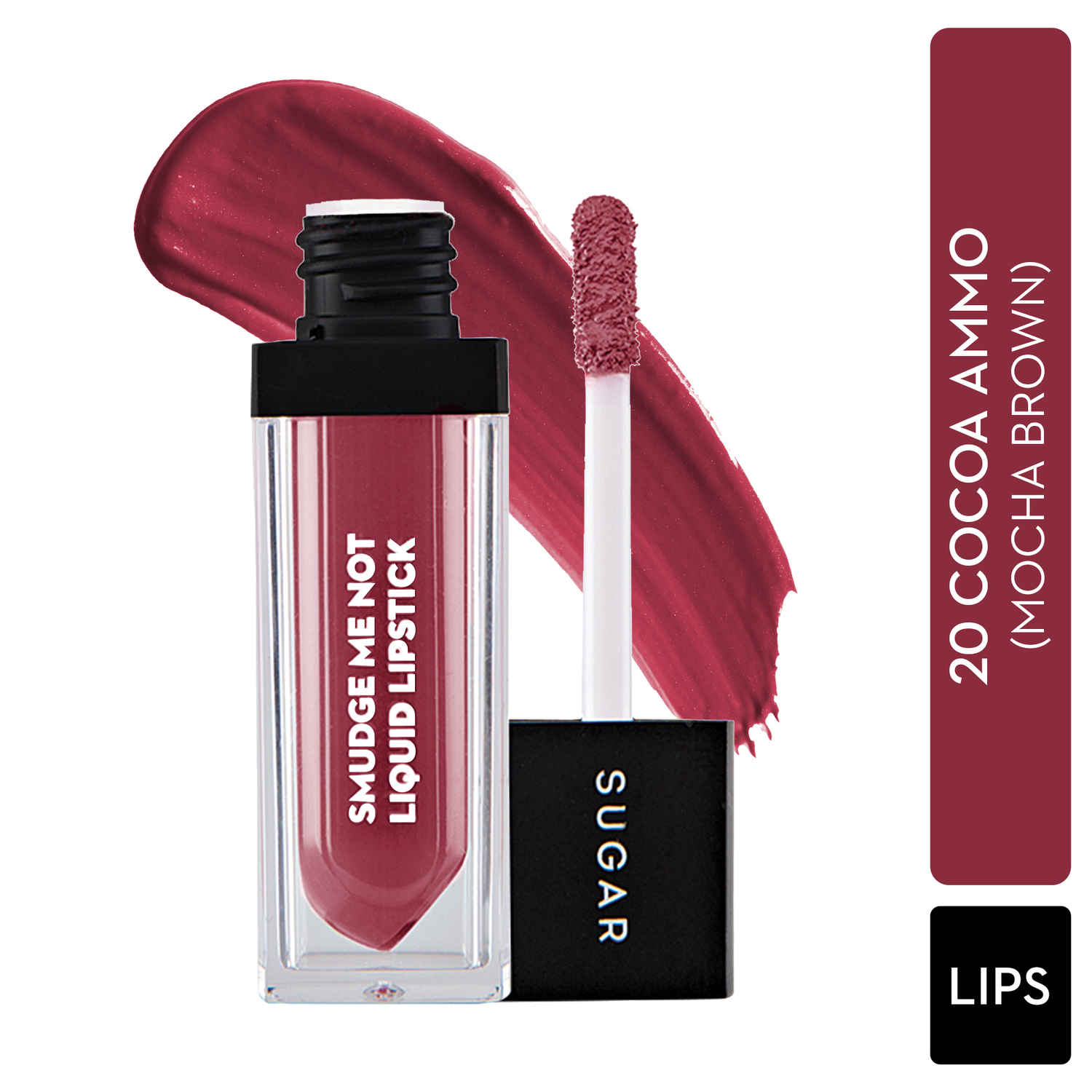 Buy Smudge Me Not Liquid Lipstick - 20 Cocoa Ammo (Mocha Brown) - Purplle