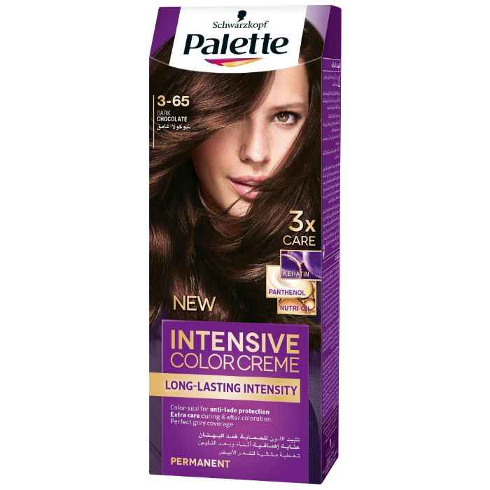 Buy Schwarzkopf Palette Intensive Colour Cream 3-65 Dark Chocolate (110 ml) - Purplle