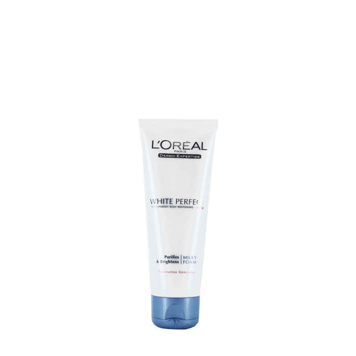 Buy L'Oreal Paris White Perfect Purifying & Brightening Milky Foam (100 ml) - Purplle