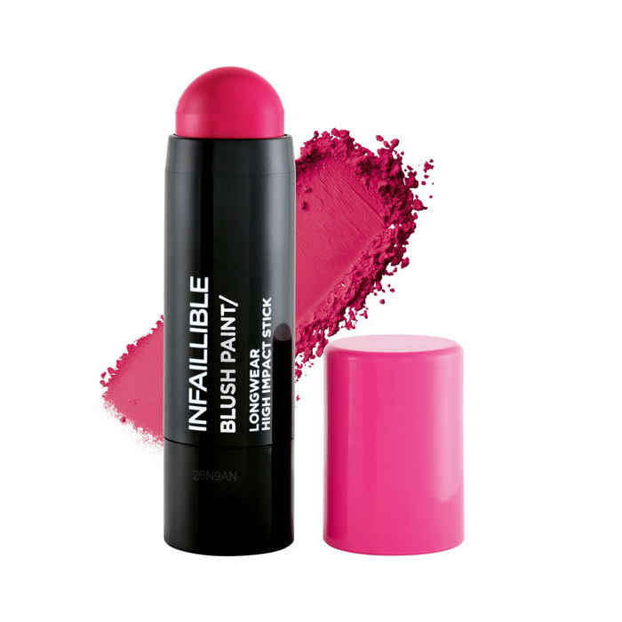 Buy L'Oreal Paris Infallible Chubby Blush Paints 03 Fuchsia Fame (7 g) - Purplle
