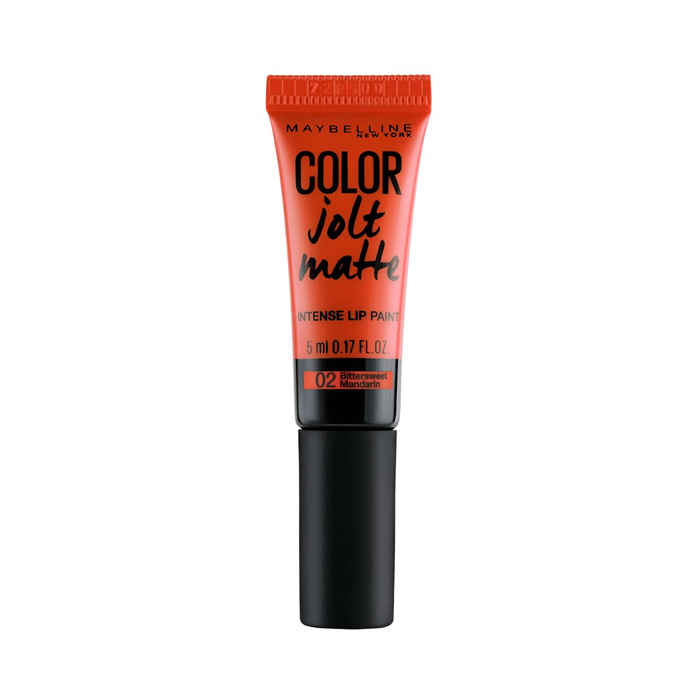 Buy Maybelline New York Color Jolt Matte Lip Paint 02 Bittersweet Mandarin (5 g) - Purplle