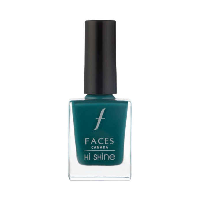 Buy Faces Canada Hi Shine Nail Enamel Teal Motif 169 (9 ml) - Purplle