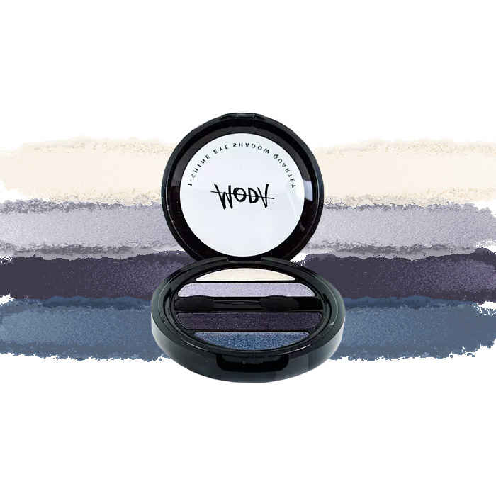 Buy Moda Cosmetics I Shine Eyeshadow Quartet Violet Blue 09 - Purplle