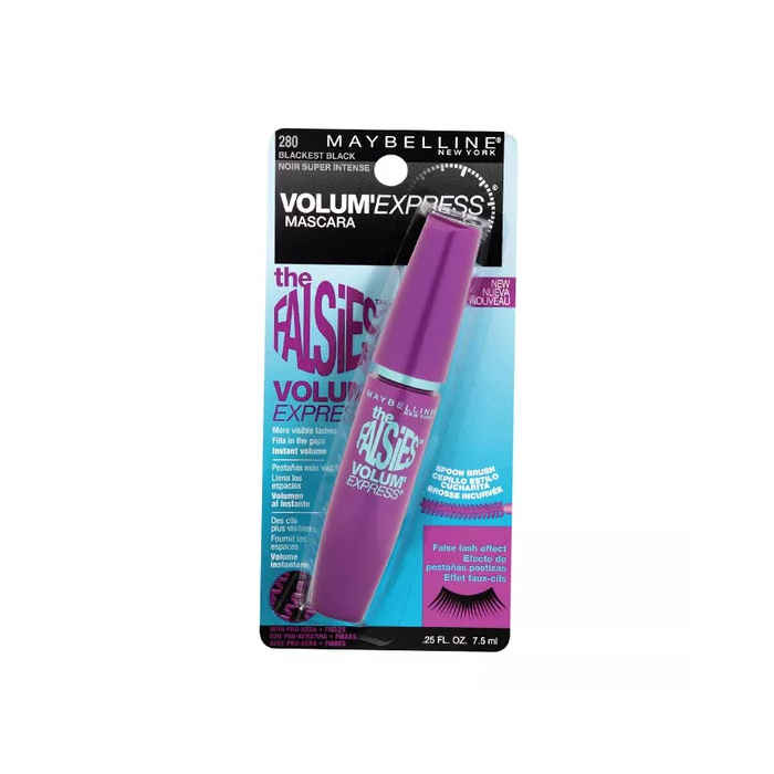 Buy Maybelline New York Volume Express Falsies Washable Mascara 281 Very Black Noir Intense (7.5 ml) - Purplle