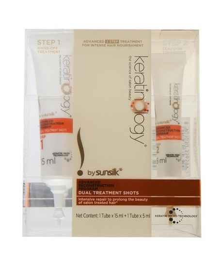 Buy Keratinology by Sunsilk Dual Treatment Shots (20 ml) - Purplle
