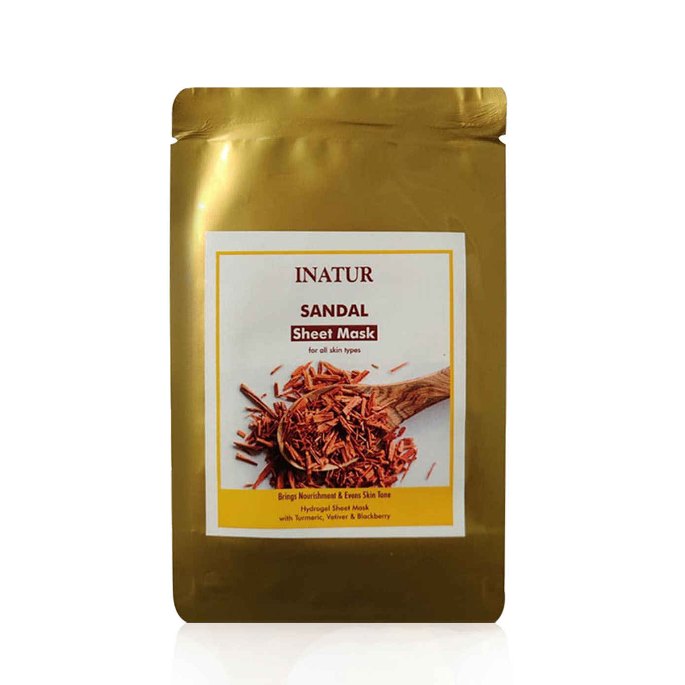 Buy Inatur Sandal Sheet Mask (38 g) - Purplle