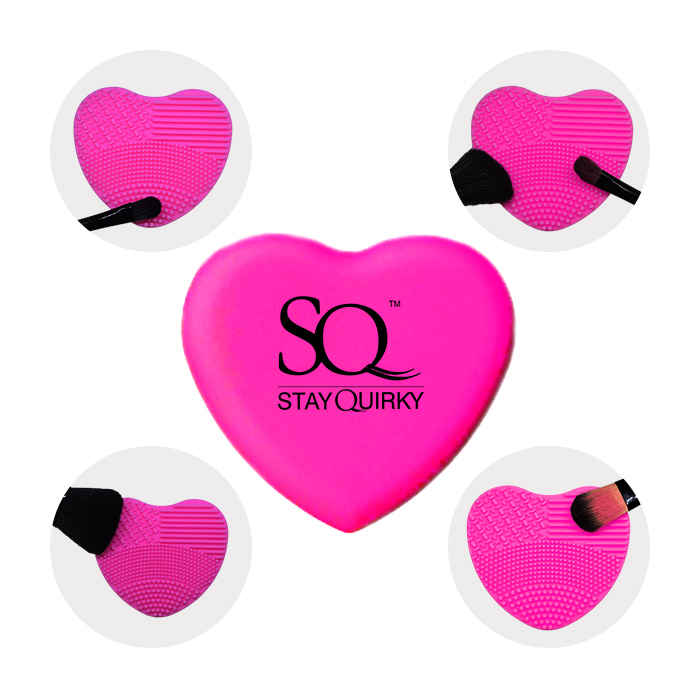 Buy Stay Quirky Makeup Brush Cleaner, Clean Her, Dark Pink - Purplle