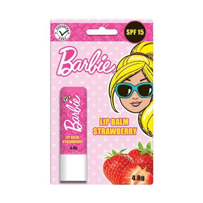 Buy Barbie Lip Balm Strawberry -4.8 G - Purplle