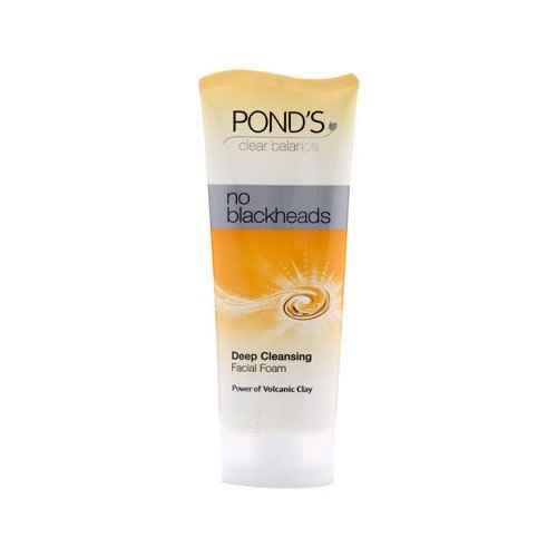 Buy Ponds Clear Balance No Blackheads Deep Cleansing Facial Foam (50 g) - Purplle