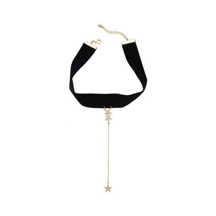 Buy Bling Bag Black Perfect Party Choker Necklace - Purplle