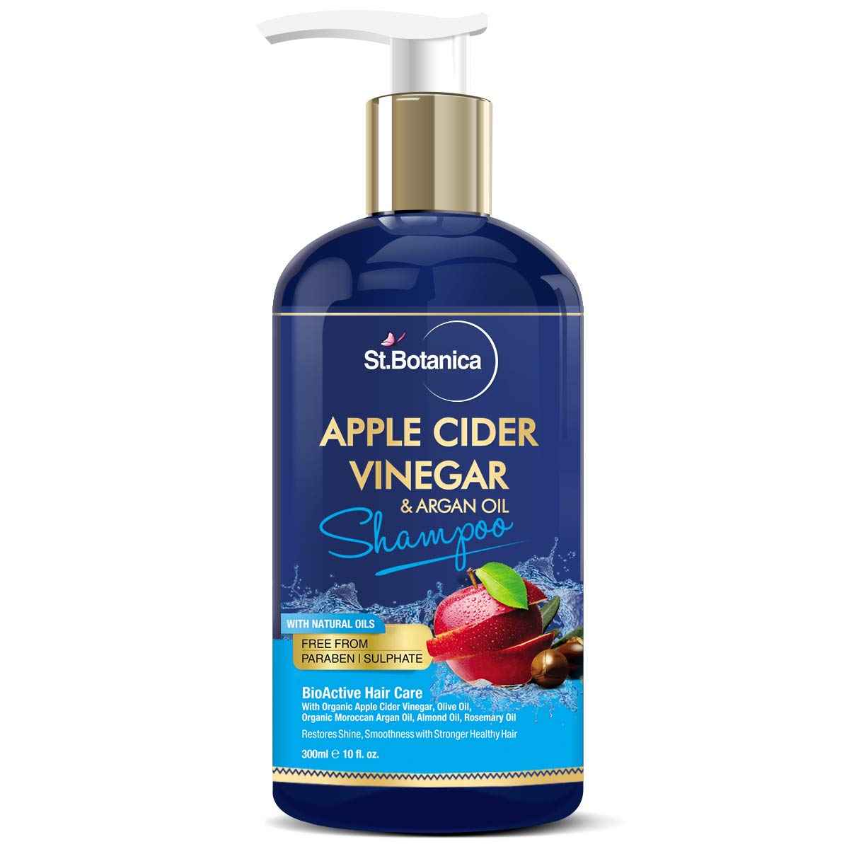 Buy St.Botanica Apple Cider Vinegar & Argan Shampoo (300 ml) - Purplle