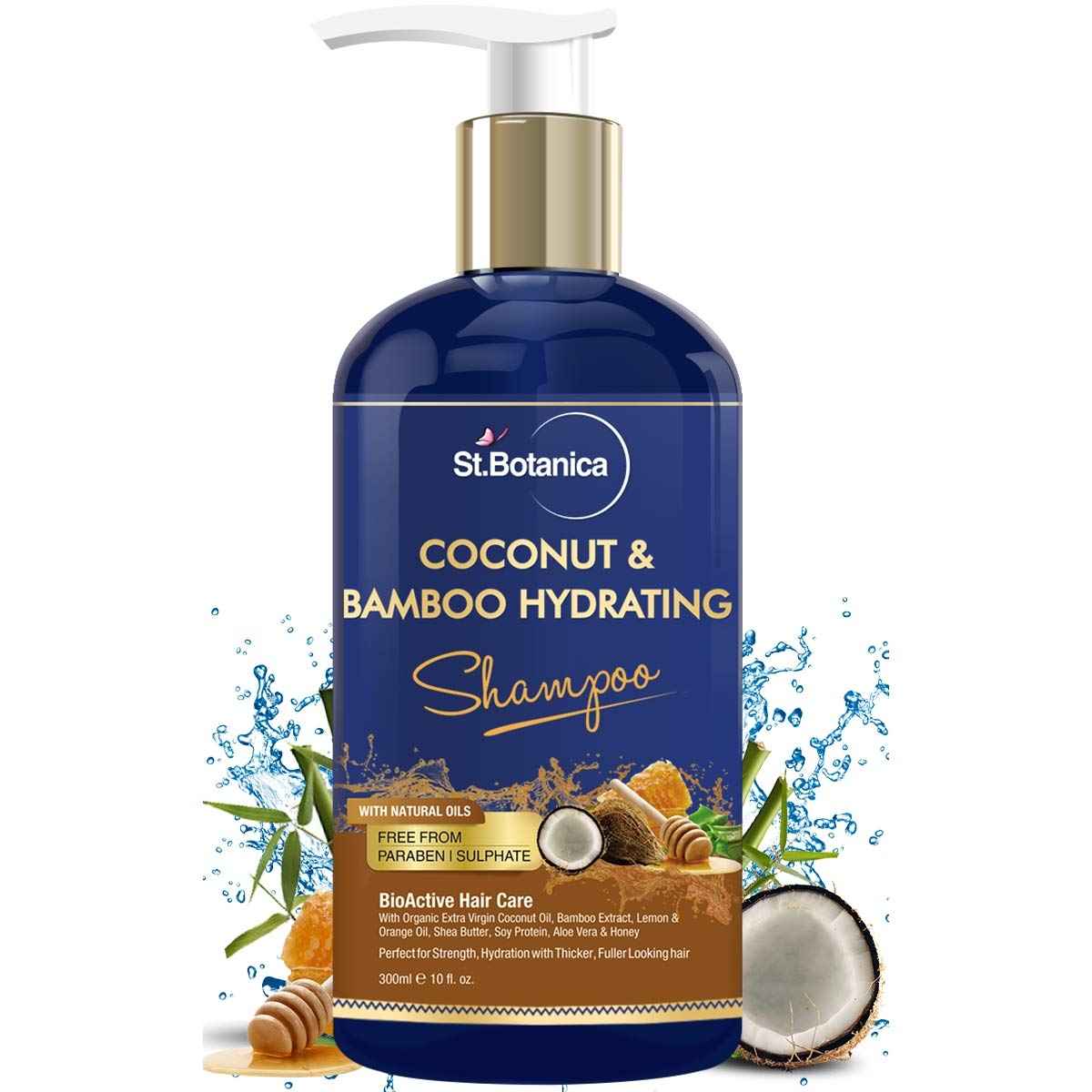Buy St.Botanica Coconut & Bamboo Hydrating Shampoo (300 ml) - Purplle