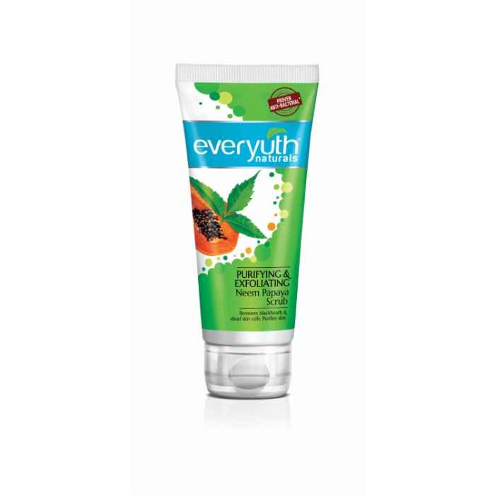 Buy Everyuth Naturals Purifying & Exfoliating Neem Papaya Scrub (100 g) - Purplle