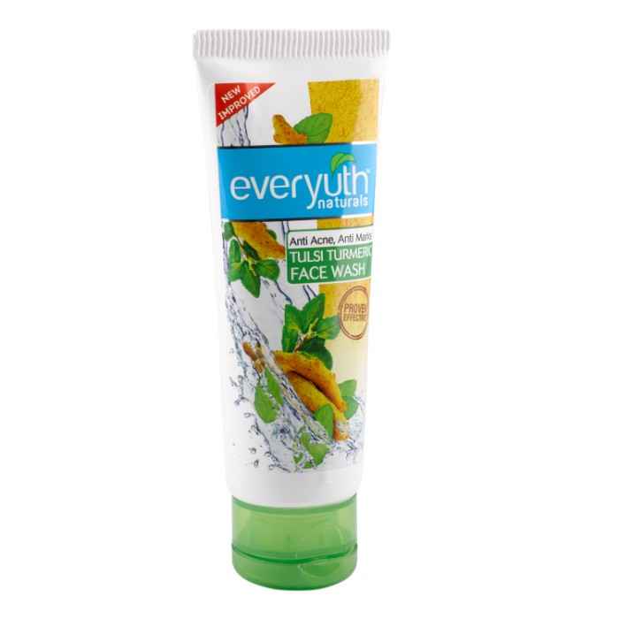 Buy Everyuth Naturals Anti Acne Anti Marks Tulsi Turmeric Face Wash (50 g) - Purplle