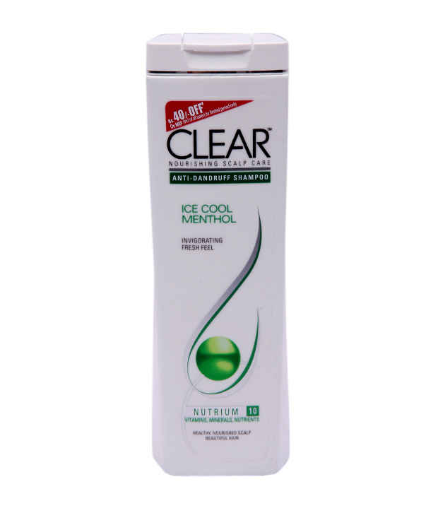 Buy Clear Ice Cool Menthol Anti-Dandruff Shampoo (170 ml) - Purplle
