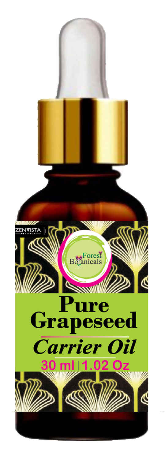 Buy Zenvista Natural Grapeseed Oil Best For Hair & Skin , Rich In Vitamin A,E & K-Helps Reduce Wrinkles-Aroma Therapy Non Greasy (30 ml) - Purplle