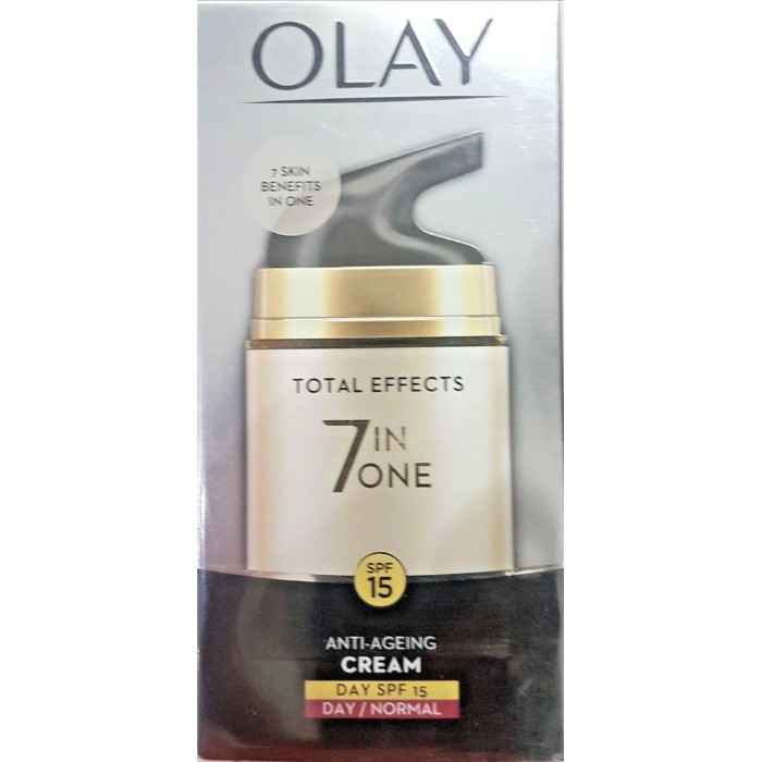 Buy Olay Total Effects 7 In 1 Anti-Aging Day Cream Normal SPF 15 (50 g) - Purplle
