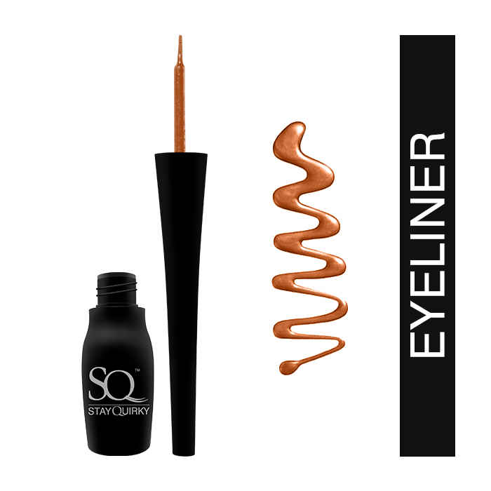 Buy Stay Quirky Liquid Eyeliner, Matte, Copper BadAss 6 (5 ml) - Purplle
