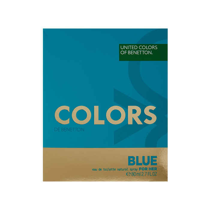 Buy United Colors of Benetton Colors De Benetton Eau De Toilette, Blue, 80ml - Purplle