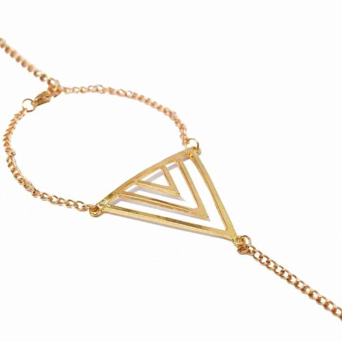 Buy Joker & Witch Gold Triangle Hand Harness - Purplle