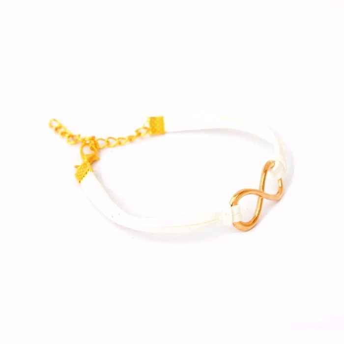 Buy Joker & Witch White Infinity Bracelet - Purplle