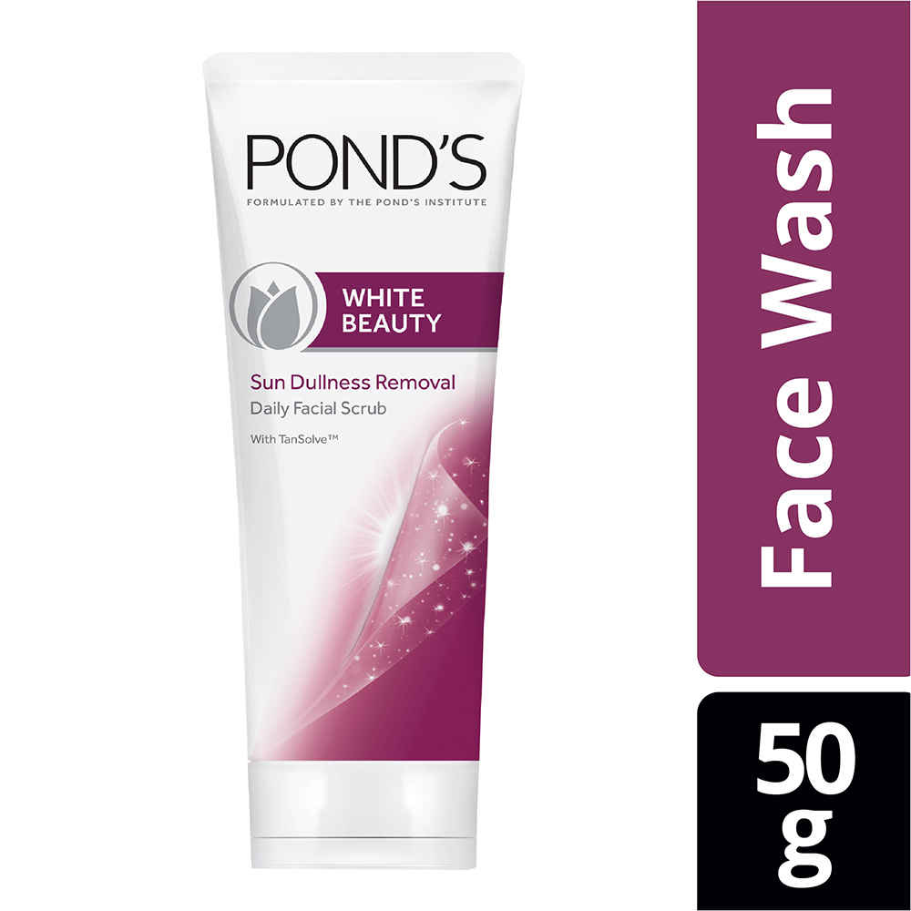 Buy POND'S White Beauty Tan Removal Face Scrub Face Wash (50 g) - Purplle