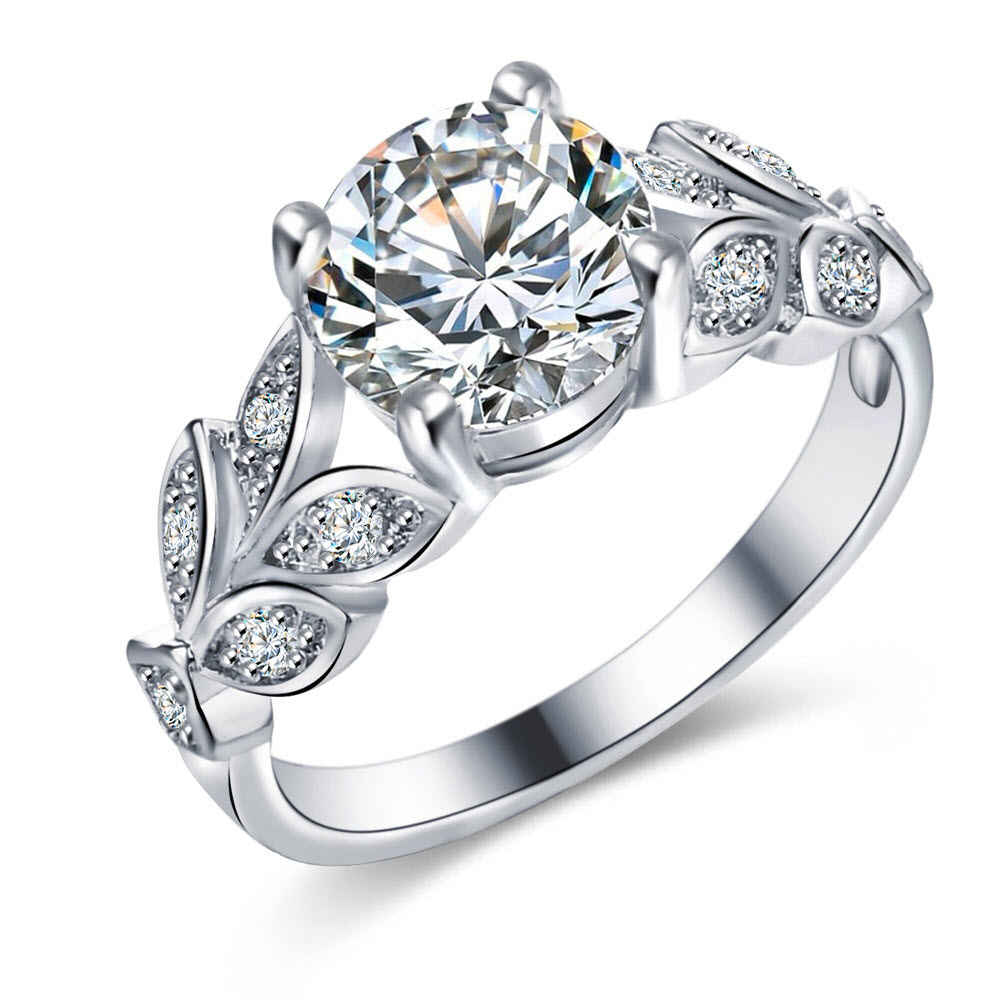 Buy Crunchy Fashion Blooming Aaa Cubic Zircon Ring - Purplle