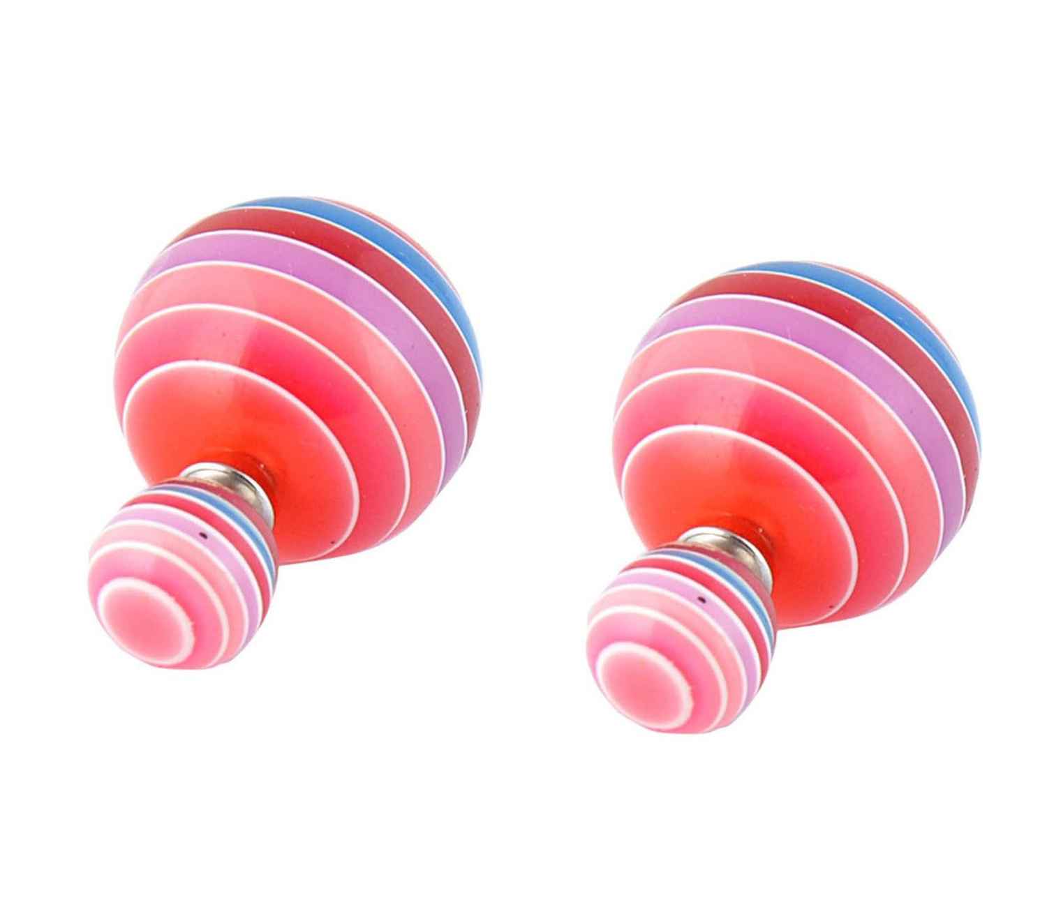 Buy Crunchy Fashion Blush Pom Pom Stud - Purplle