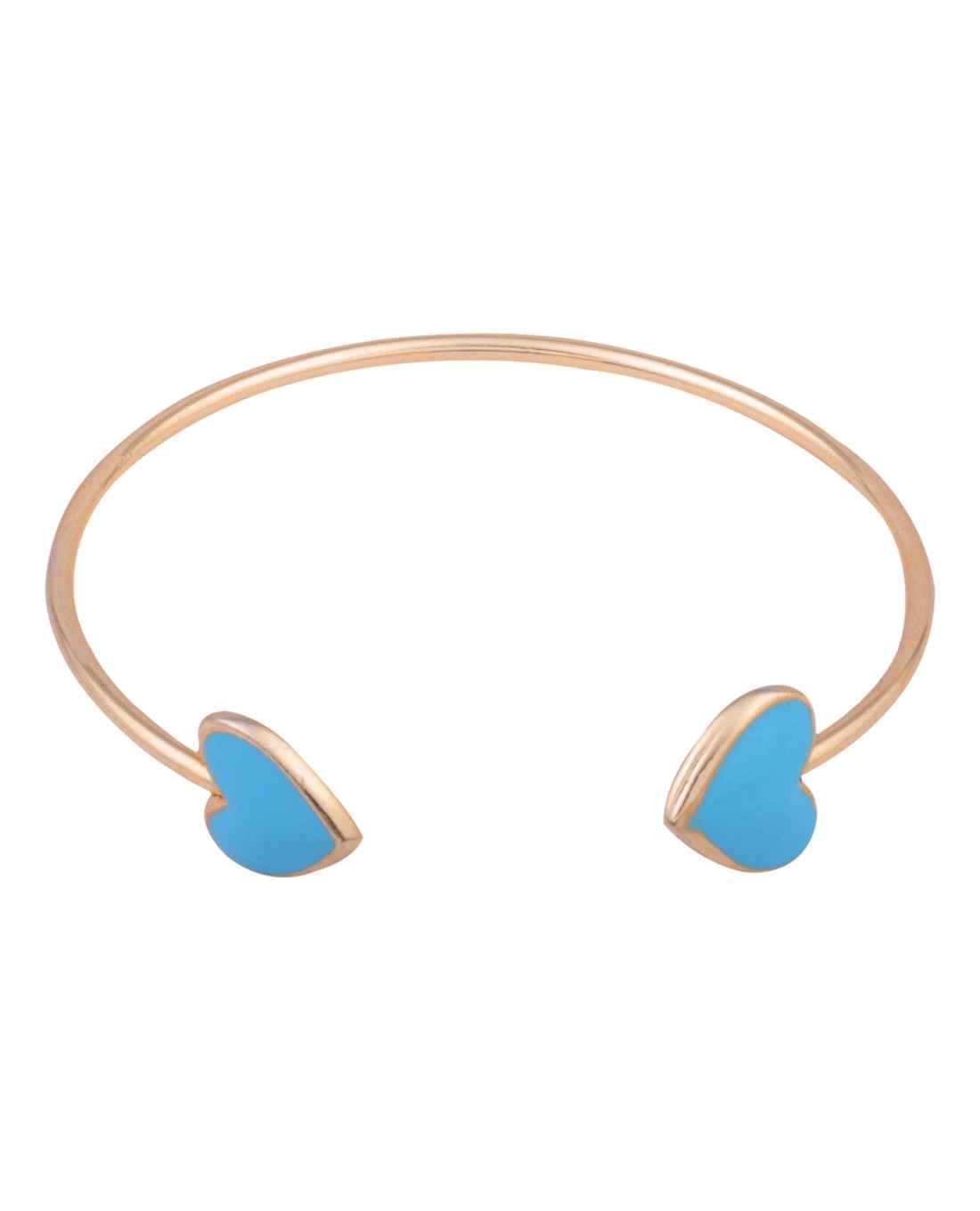Buy Crunchy Fashion Feeling Love Turquoise Bracelet - Purplle