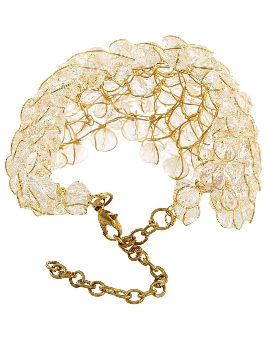 Buy Crunchy Fashion Glossy Charm Bracelet - Purplle