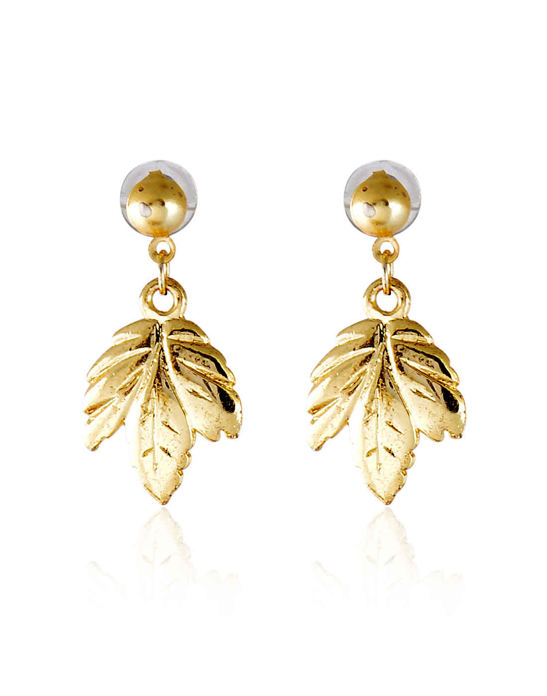 Buy Crunchy Fashion Maple Dolphin Adorbs Earings - Purplle