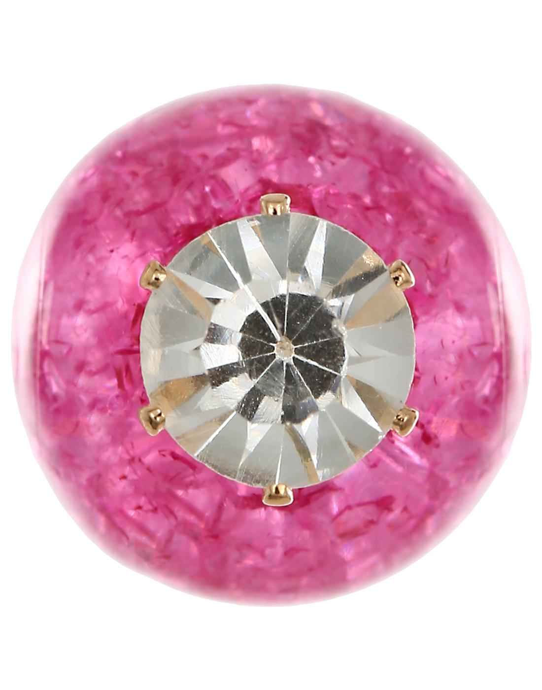 Buy Crunchy Fashion Pretty Please Stud Earring - Purplle