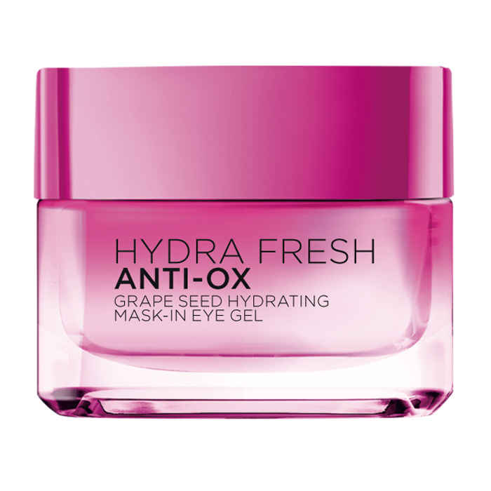 Buy L'Oreal Paris Hydrafresh Anti-Ox Grape Seed Hydrating Mask-In Eye Gel (15 ml) - Purplle