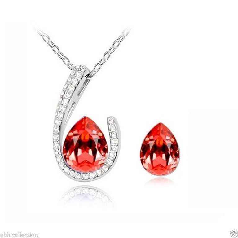 Buy Lishmark 9K White Gold Filled Aaa Cz Stone Necklace With Pendant Womens Fashion Jewelry - Purplle