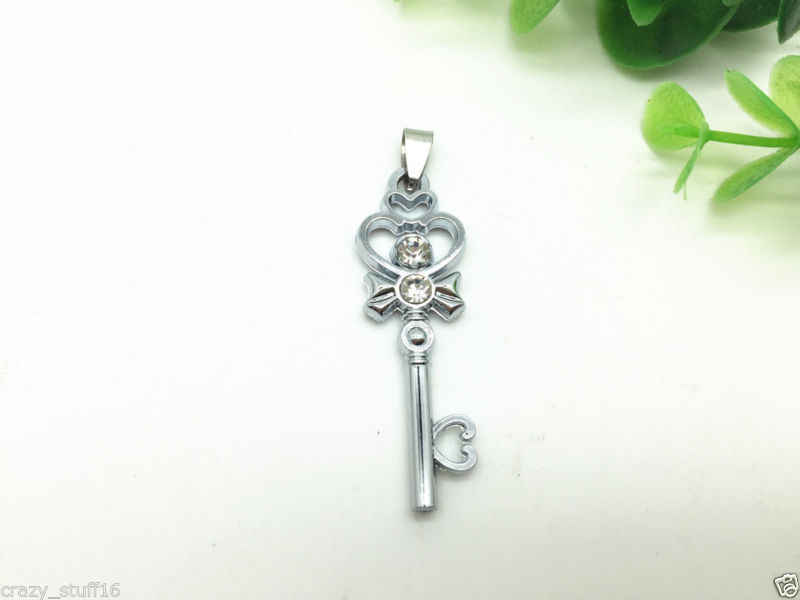 Buy Lishmark Girls Charm Fashion Jewelry White Magic Wand Pendant Black Leather Necklace - Purplle