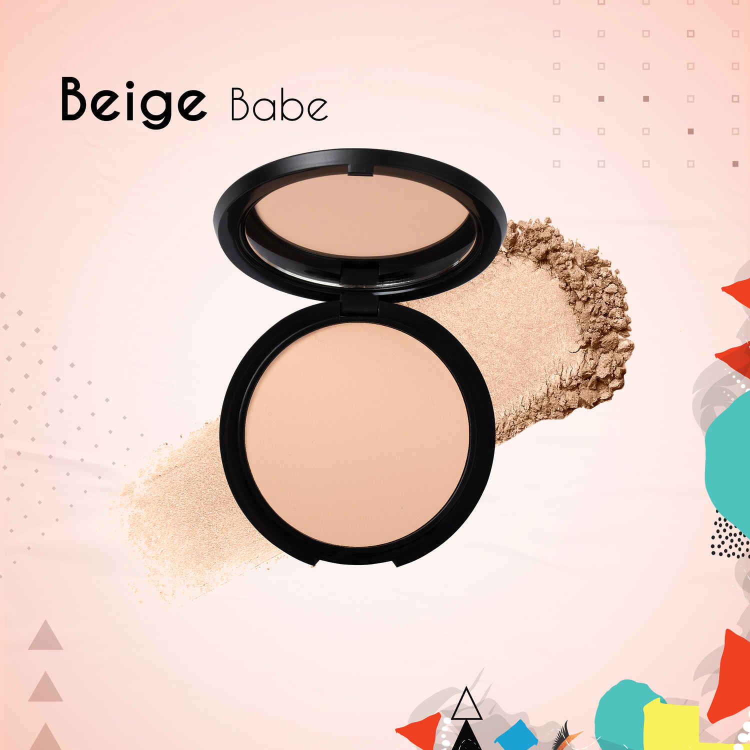 Buy Stay Quirky Compact Powder For Dusky Skin| Long Lasting| UV Rays Protection| Lightweight| Vegan| Paraben Free - Beige Babe 3 - Purplle