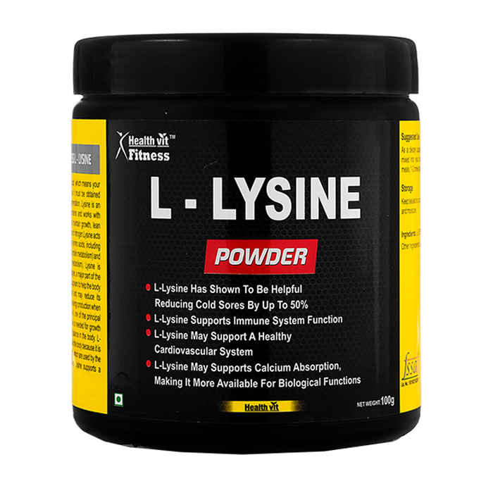 Buy Healthvit Fitness L-Lysine Powder (100 g) - Purplle