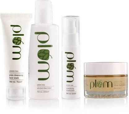 Buy Plum Green Tea Face Care - Full Set - Purplle