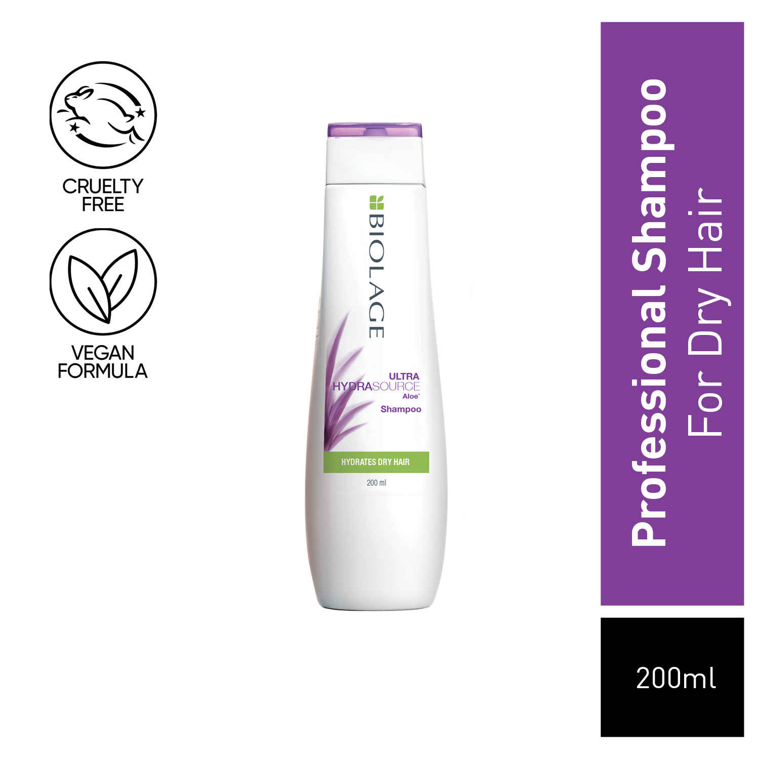 Buy BIOLAGE Hydrasource Shampoo 200ml | Paraben free|Hydrates & Moisturizes Dry Hair | For Dry Hair - Purplle